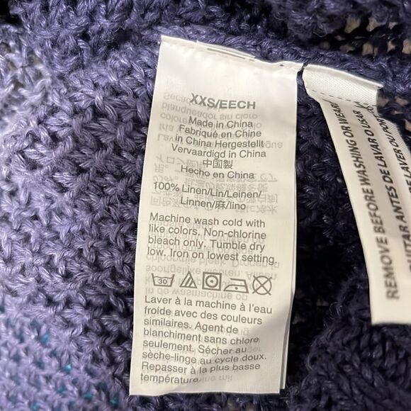 J.Crew  multicolored linen sweater - Picture 6 of 6